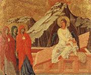 unknow artist Duccio The Holy women at the grave oil painting on canvas